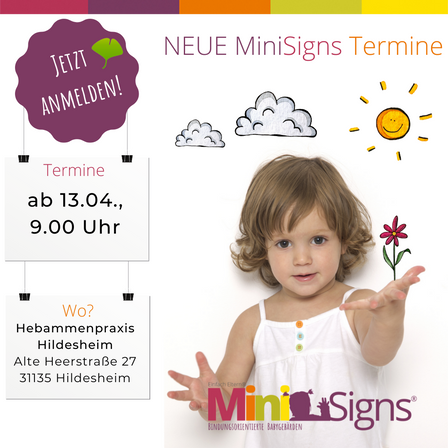 Bild MiniSigns Kurs ab 13.04. in Hildesheim, Einum